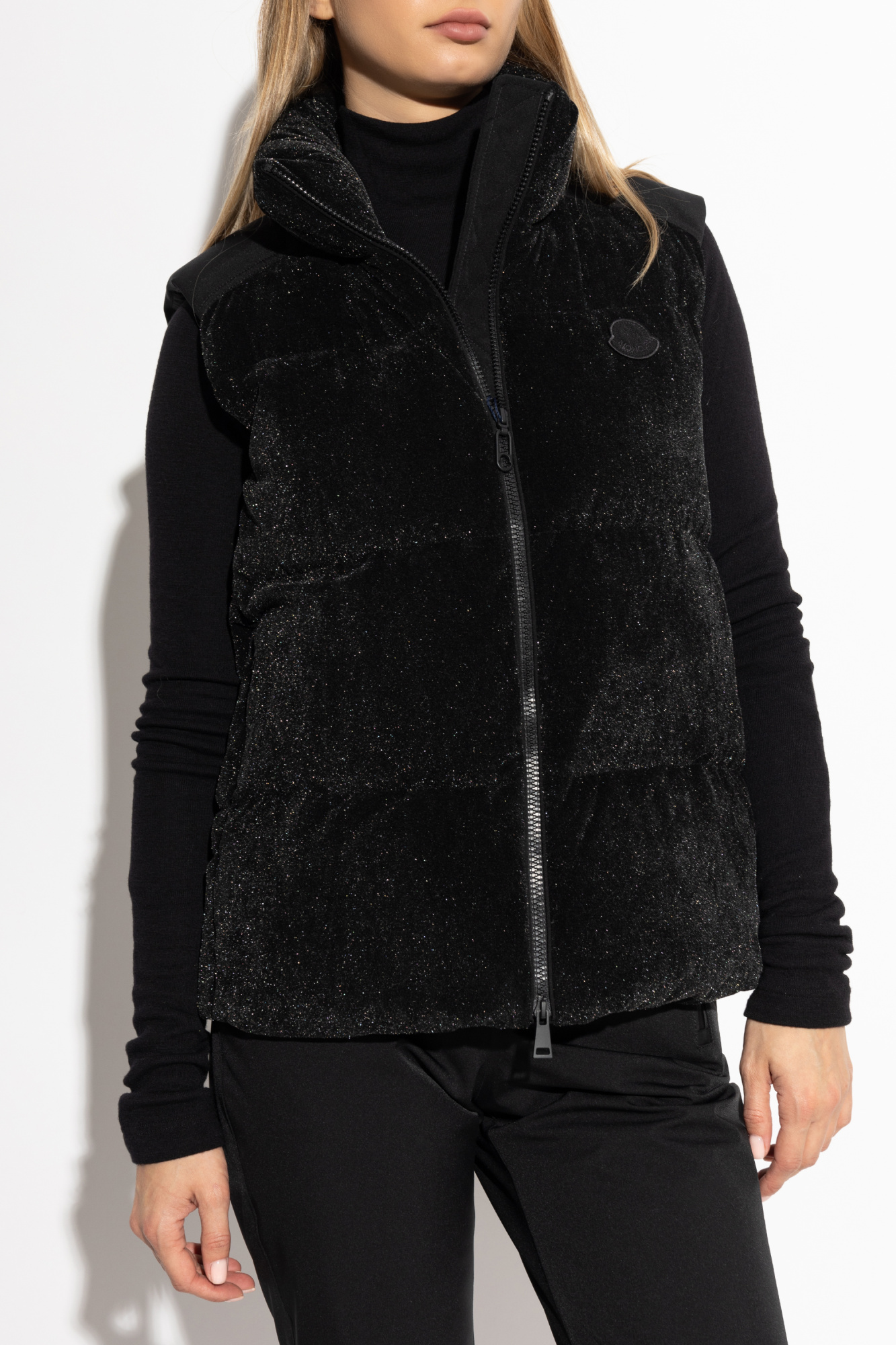 Moncler vest fur discount